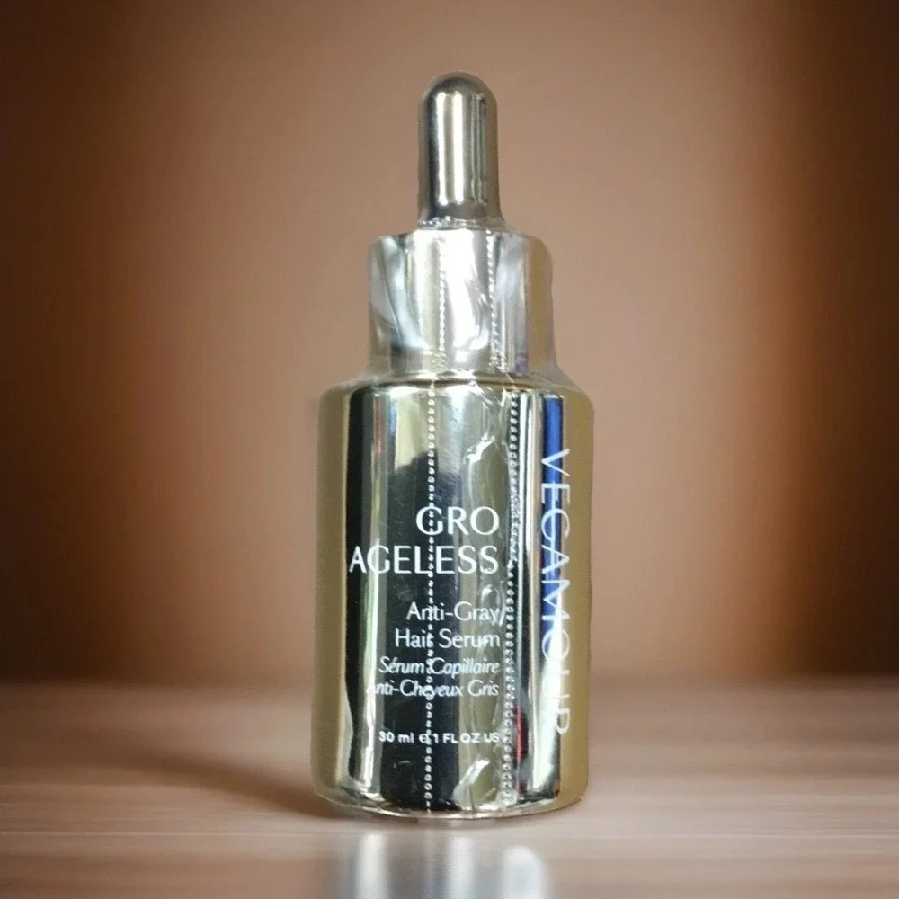 Vegamour GRO Ageless Hair Serum Women 30ml Silver NEW Anti-Gray Scalp Treatment